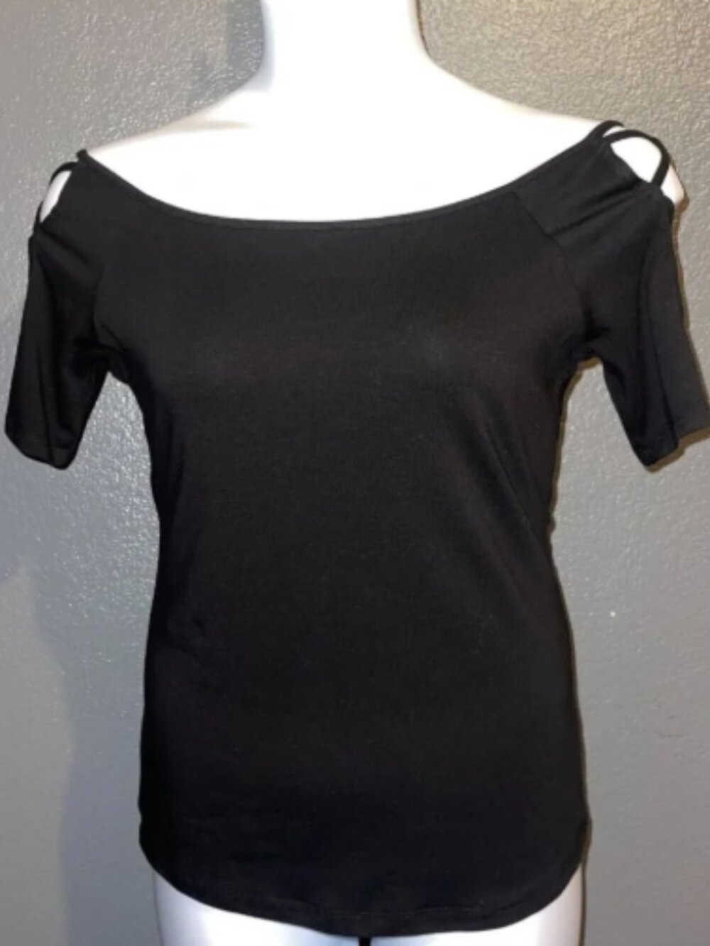 Criss Cross Slightly Off The Shoulders Top
